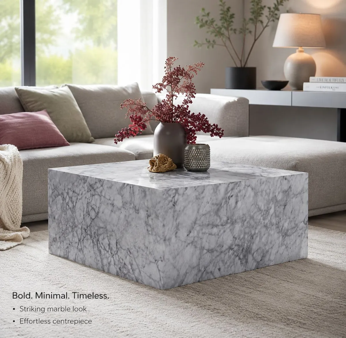 Monobloc Coffee Table High Gloss - Image 1