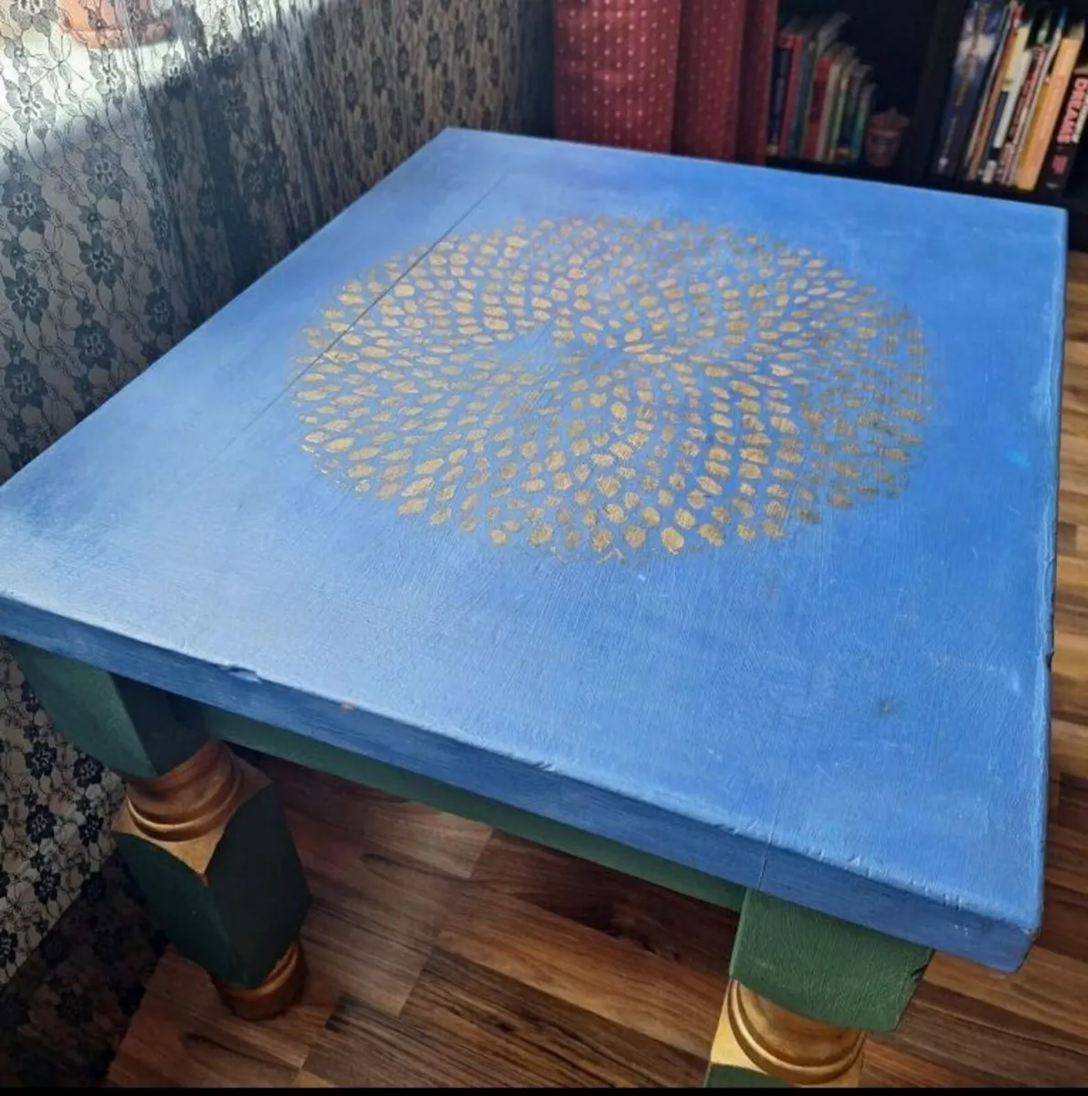 Unique Upcycled Solid Wood Coffee Table - Image 2