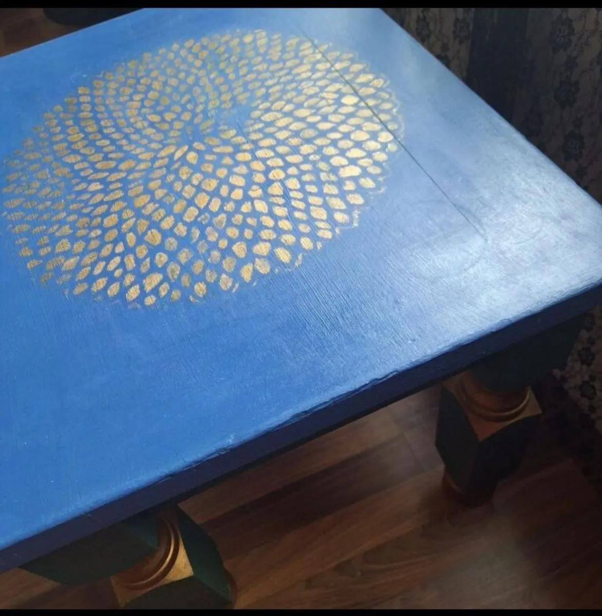 Unique Upcycled Solid Wood Coffee Table - Image 4