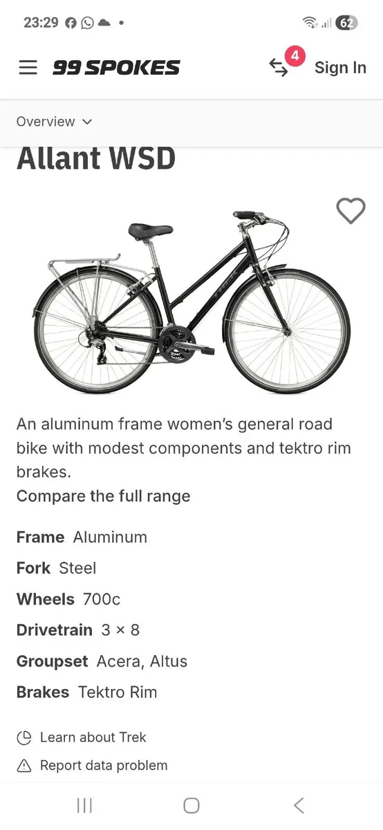 Ladies Trek bike - Image 2