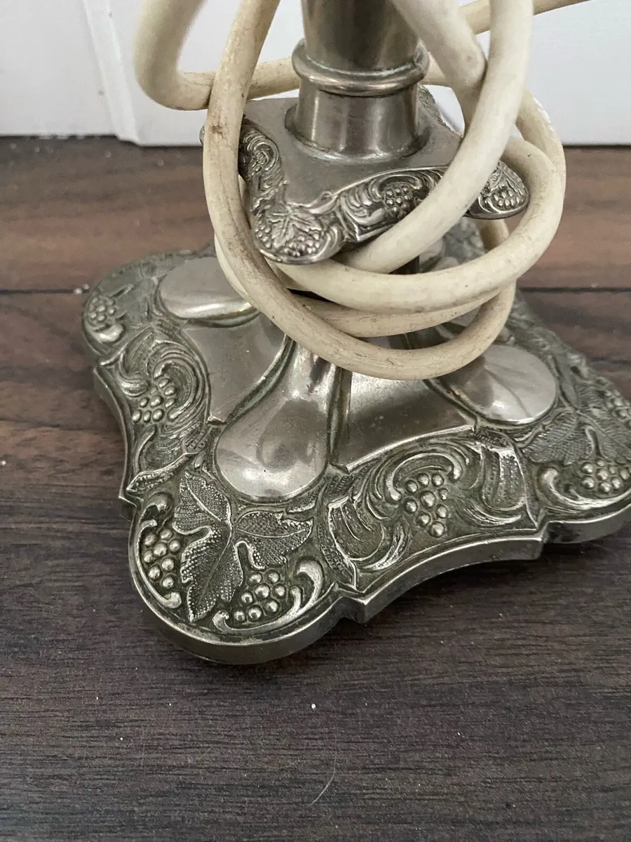 Victorian candlestick lamp base - Image 3