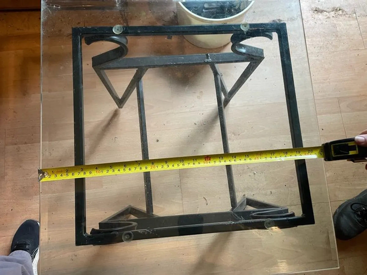 Glass top occasional tables - Image 4