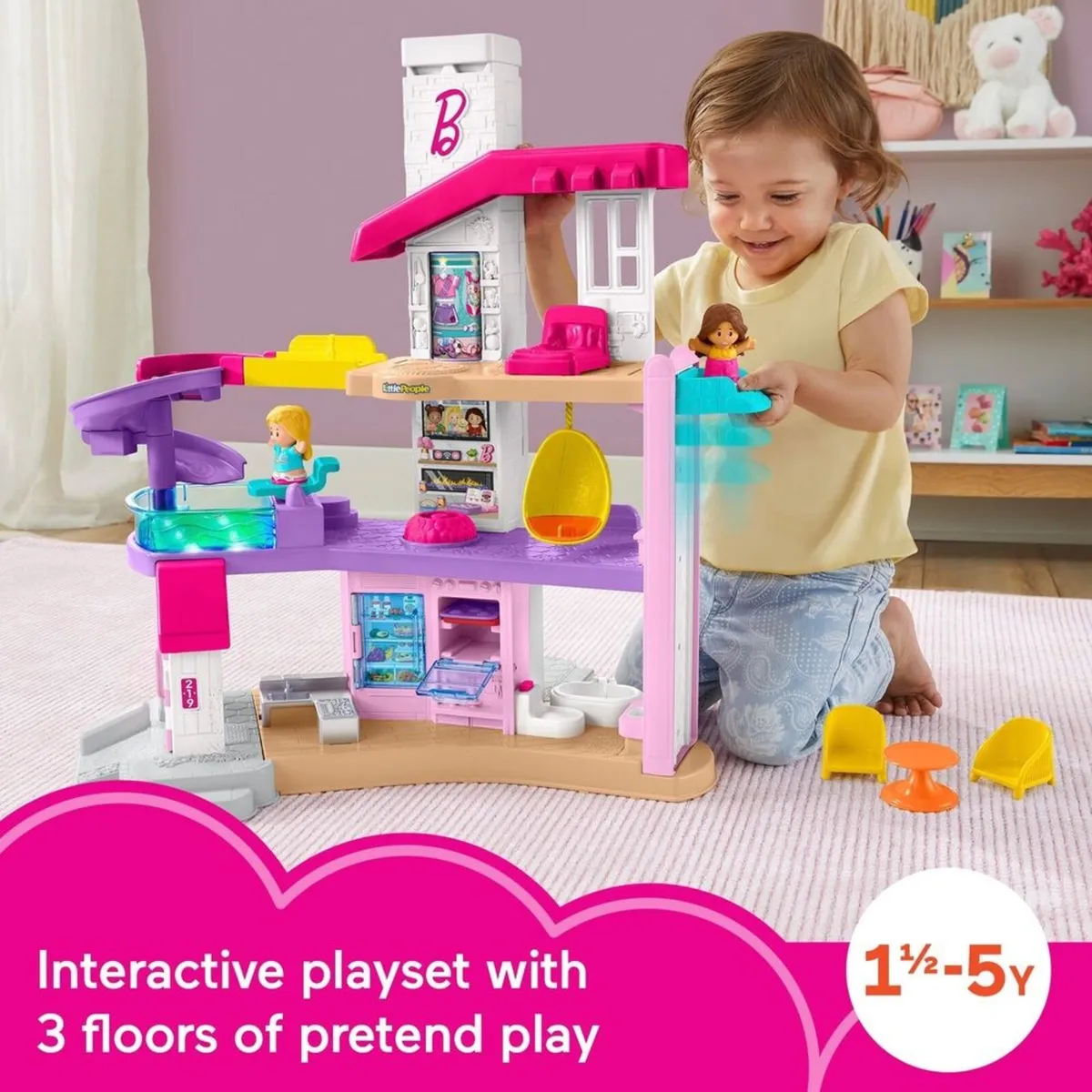 Fisher Price Little People Barbie House - Image 1