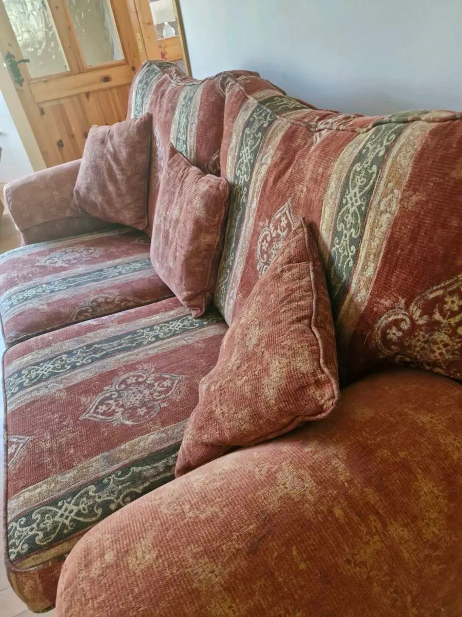 Handmade 3 + 2 seater sofas 670 ono - Image 2