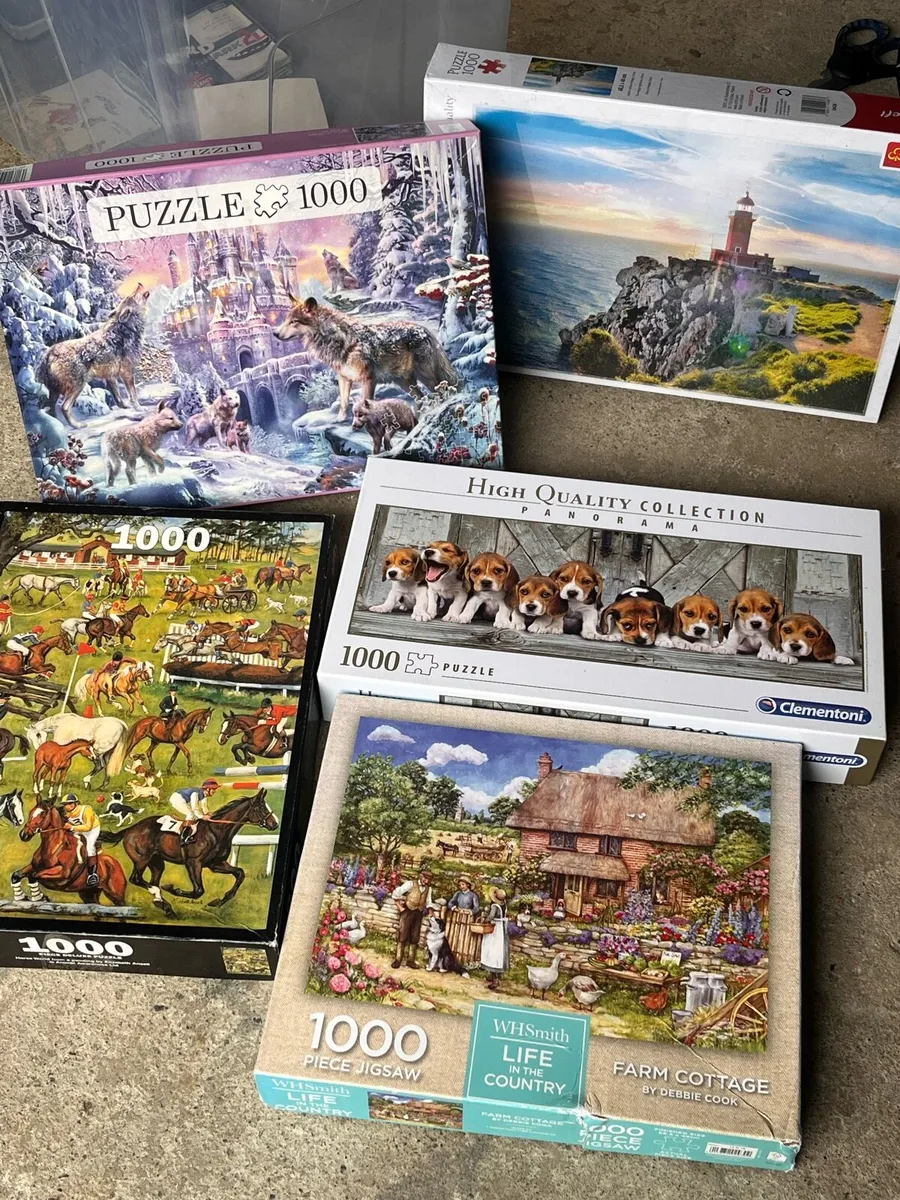 DVD’s, Jigsaw Puzzles & Books - Image 1