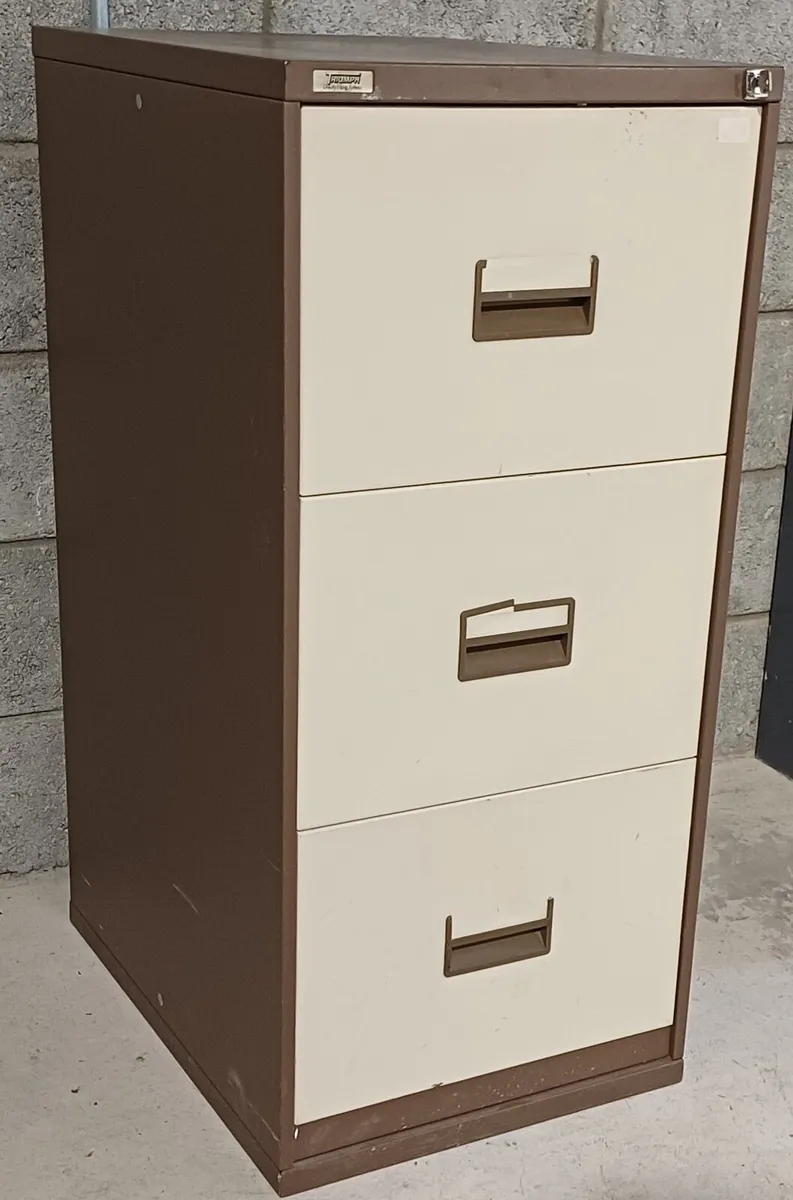 Filing Cabinet - Solid Steel - Image 2
