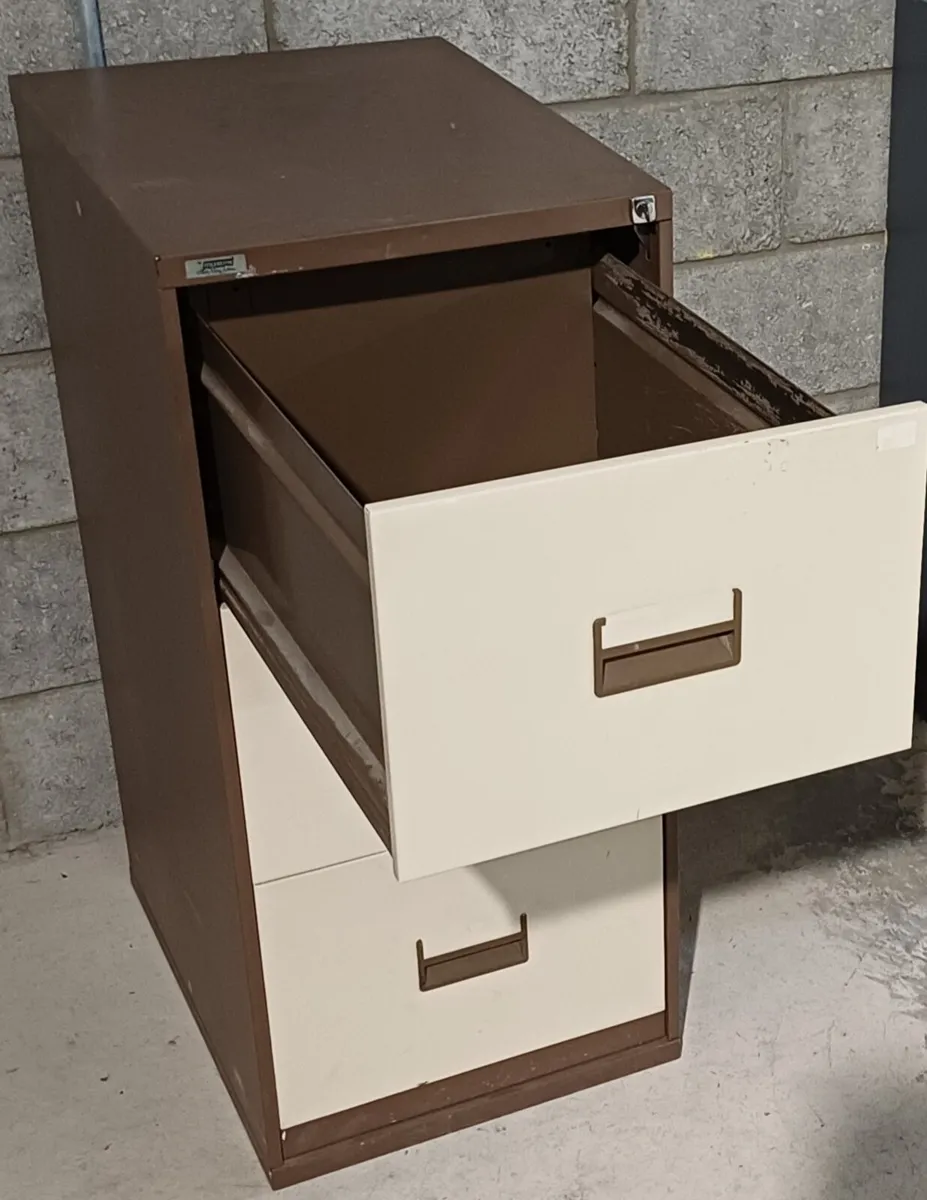 Filing Cabinet - Solid Steel - Image 3