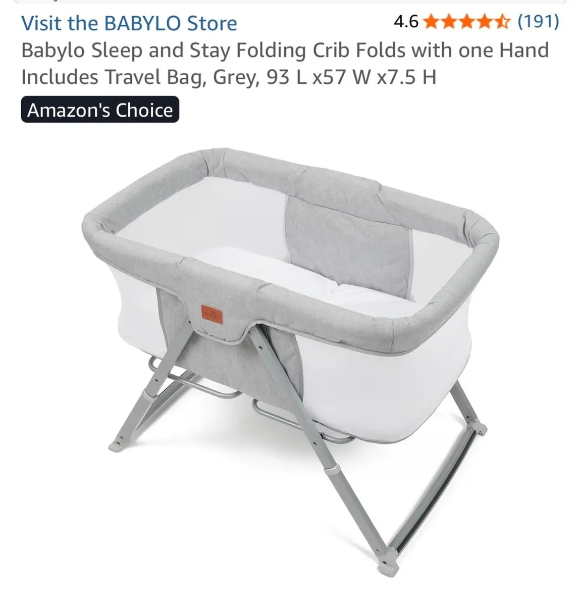 Child’s walker and crib - Image 3