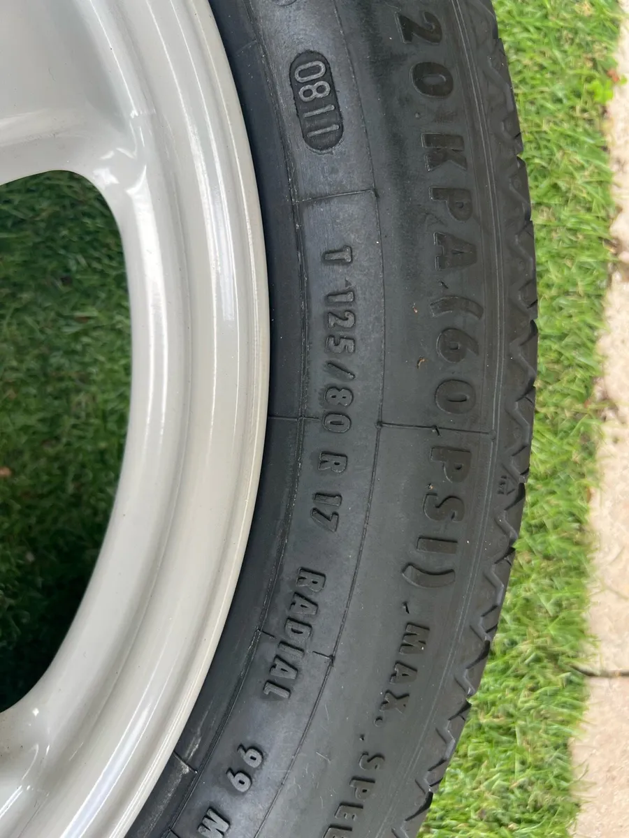 Spare tyre wheel BMW 125 80 R17 -New - Image 4