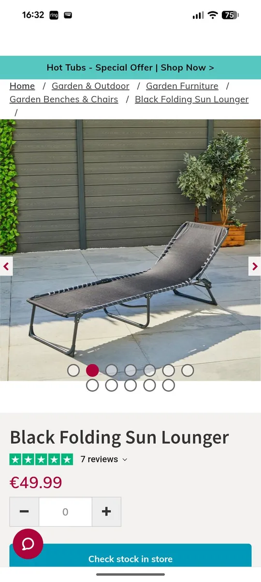 Sun lounger - Image 1