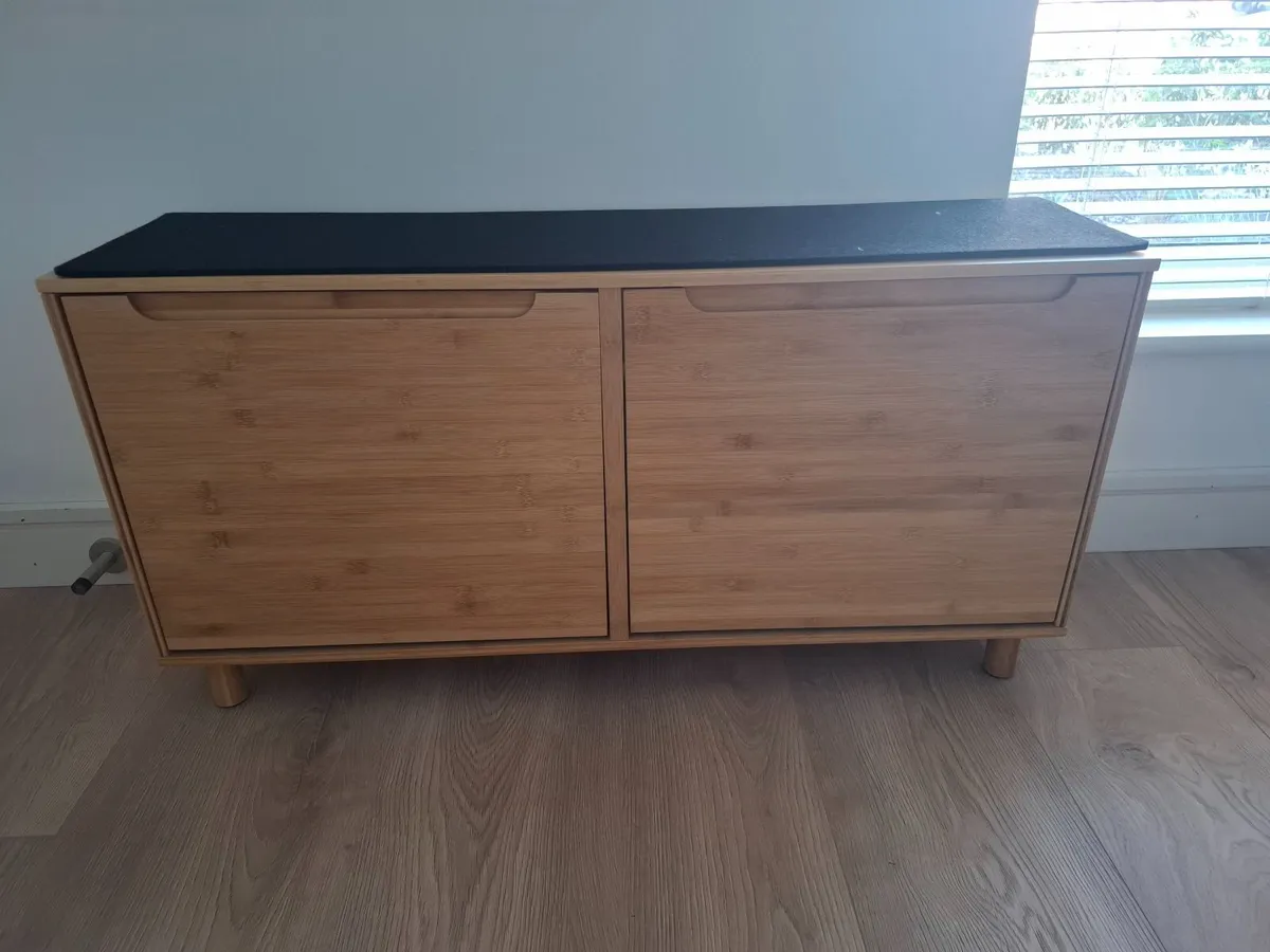 Hall bench with shoe rack - Image 2