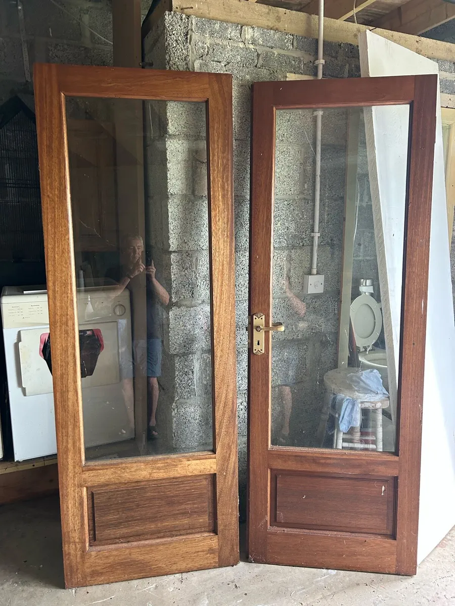 Solid Teak Doors - Image 1