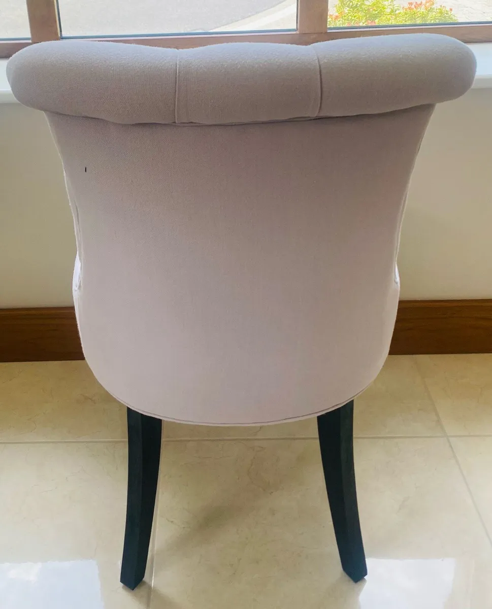 Large dining set: solid oak table & 8 chairs - Image 4