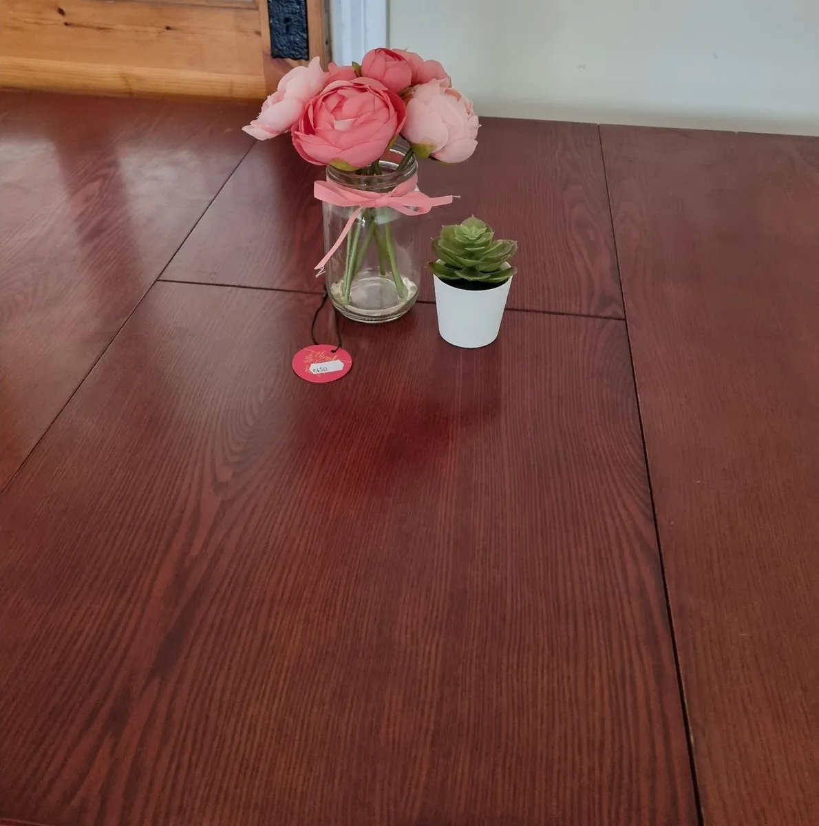 table teak seat 4 or 6 solid wood kitchen furnitur - Image 4