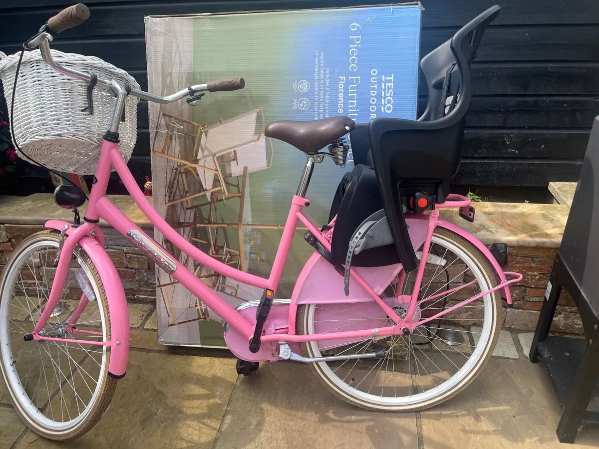 18 Inch brand new woman’s bike with child seat . - Image 4