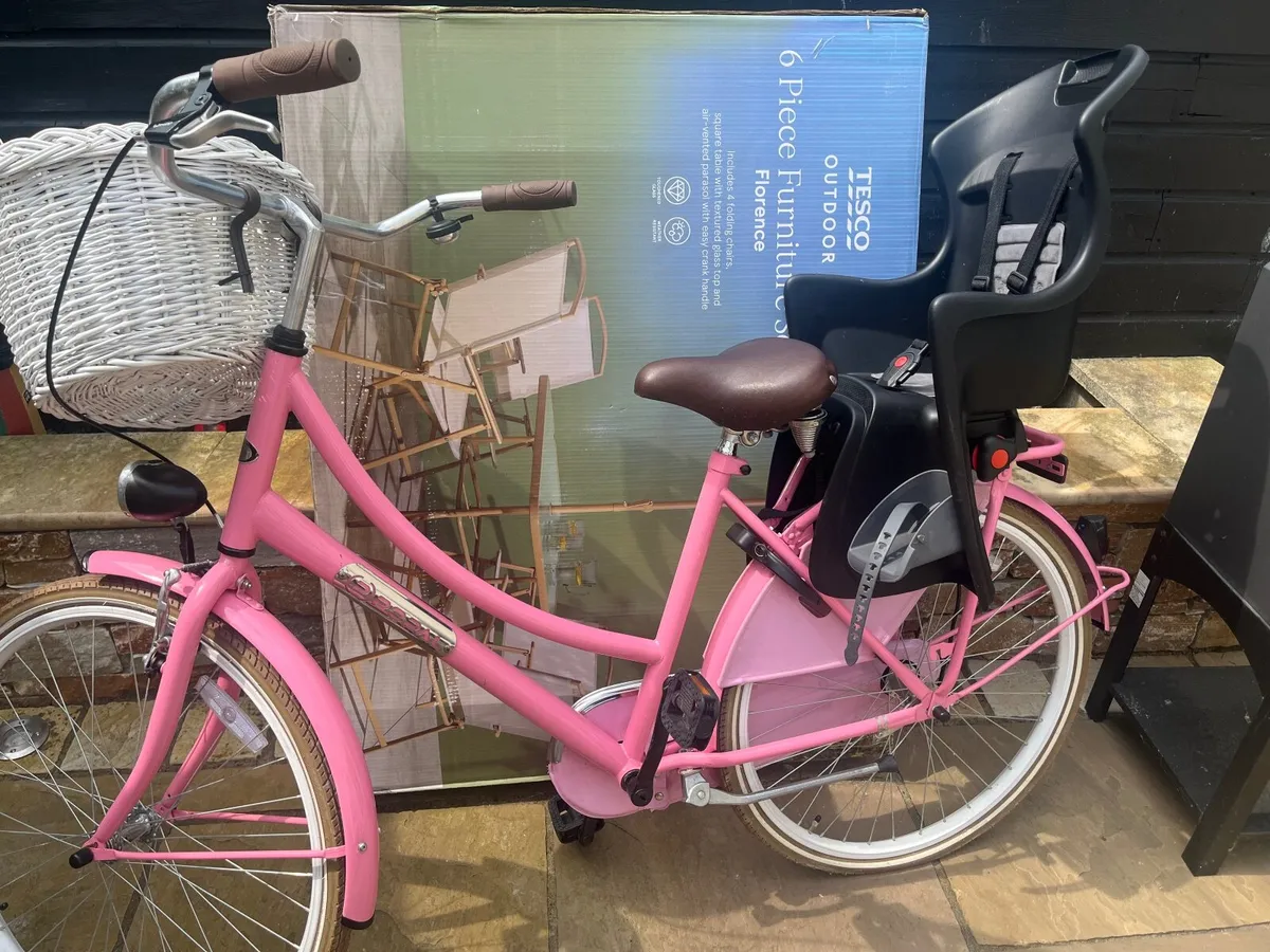 18 Inch brand new woman’s bike with child seat . - Image 1