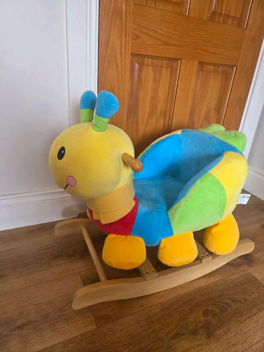Wooden baby rocking caterpillar - Image 1