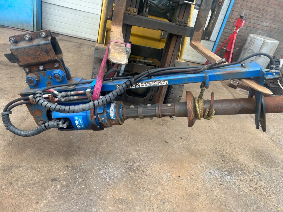 Auger for digger or crane lorry - Image 2