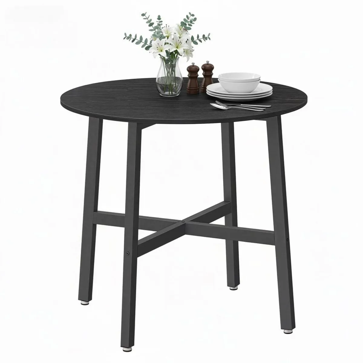 Round Industrial Dining Table - Image 2