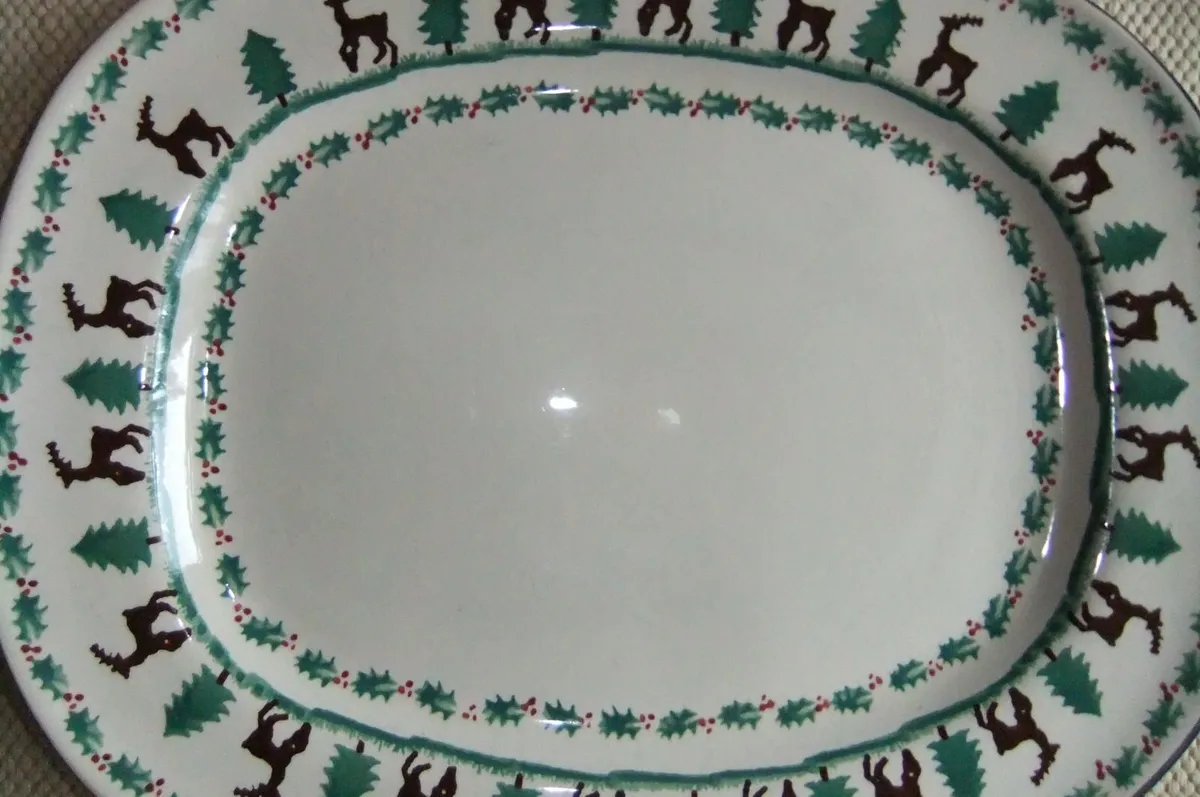 Signed Nicholas Mosse Reindeer Platter - Image 3