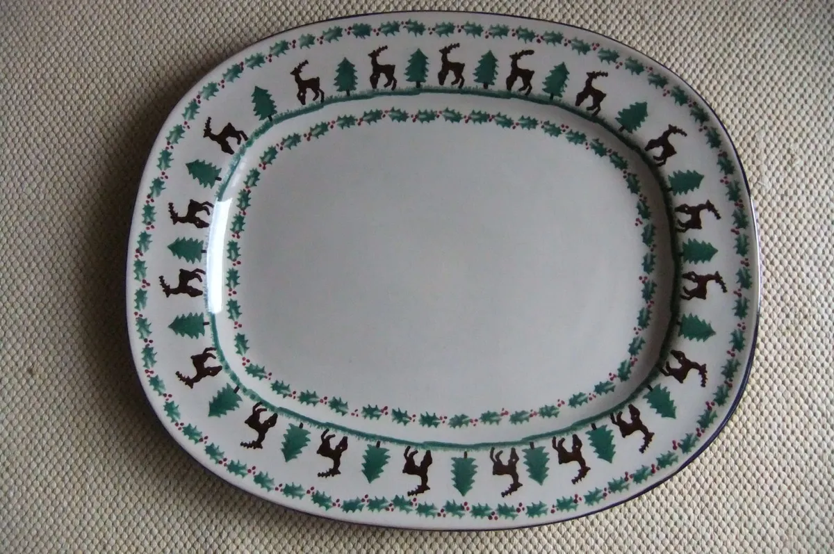 Signed Nicholas Mosse Reindeer Platter - Image 2