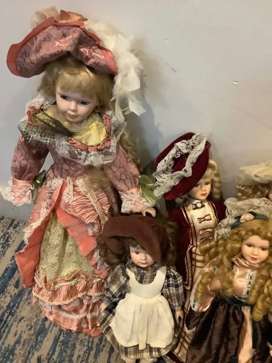 Vintage porcelain dolls - Image 1
