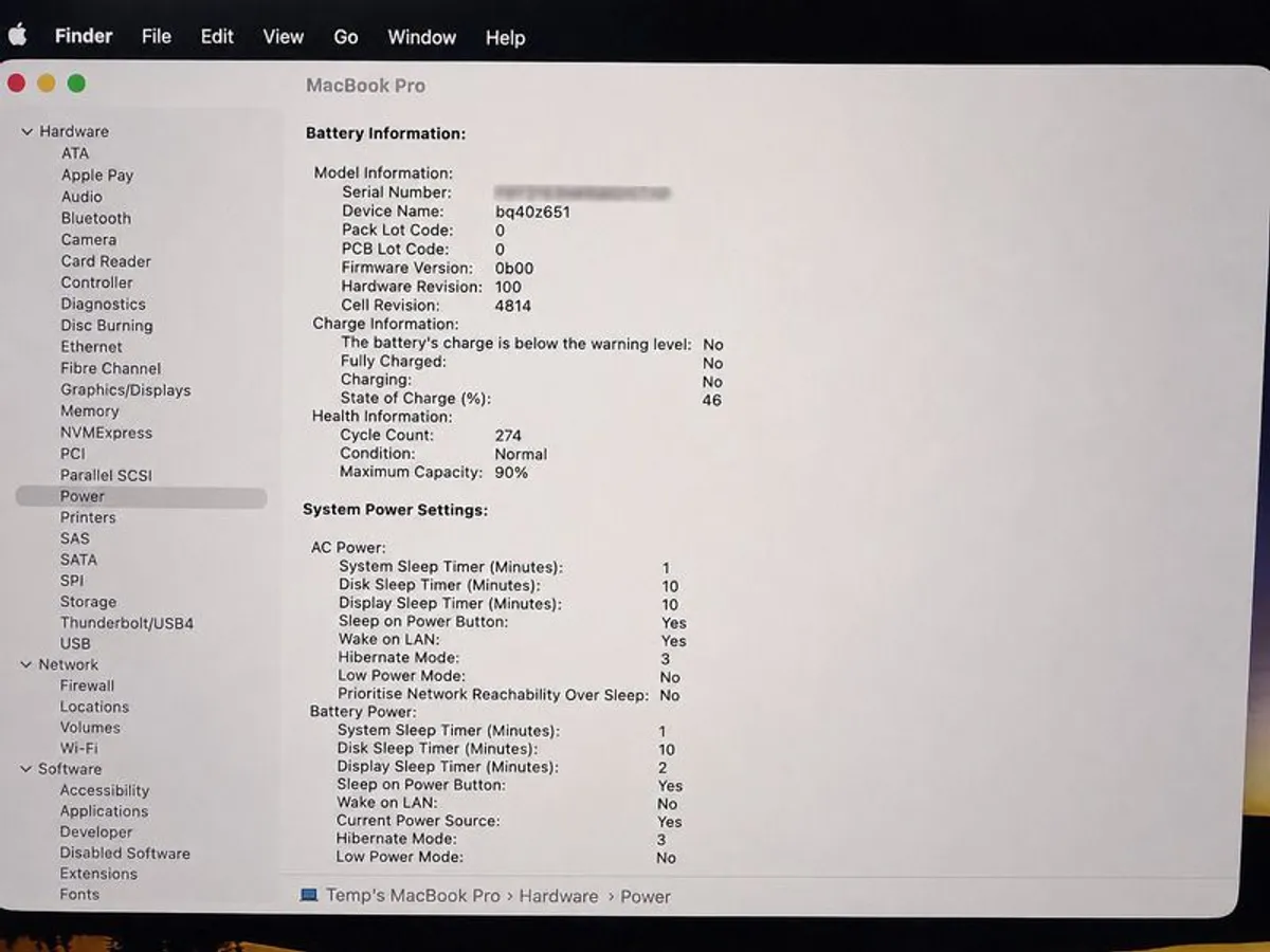 14 inch Macbook Pro M1 3 years old 90% battery - Image 4