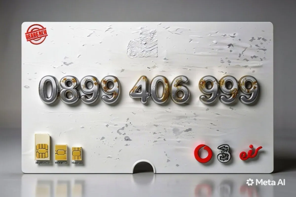 Vip, Gold, Platinum, Easy Mobile Number sim  999