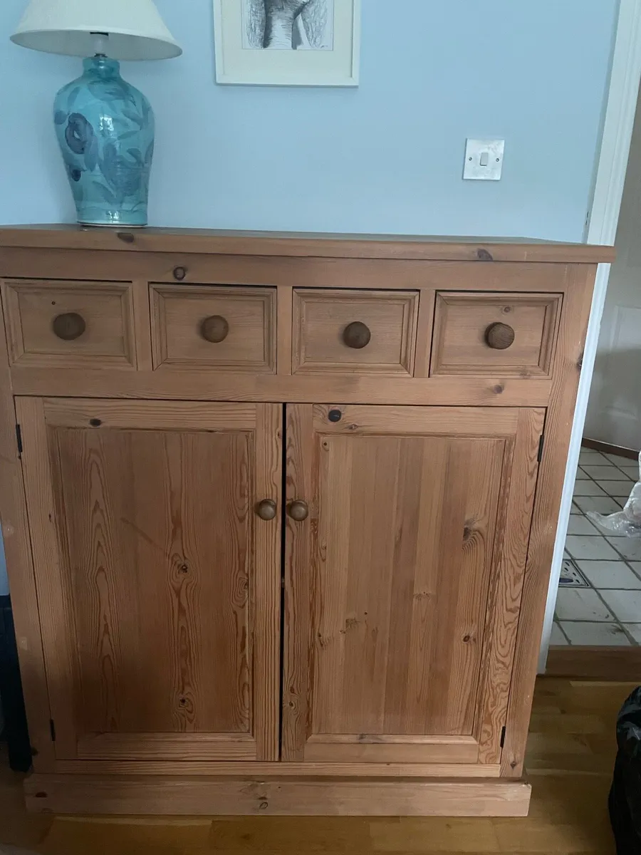 Solid pine cabinet