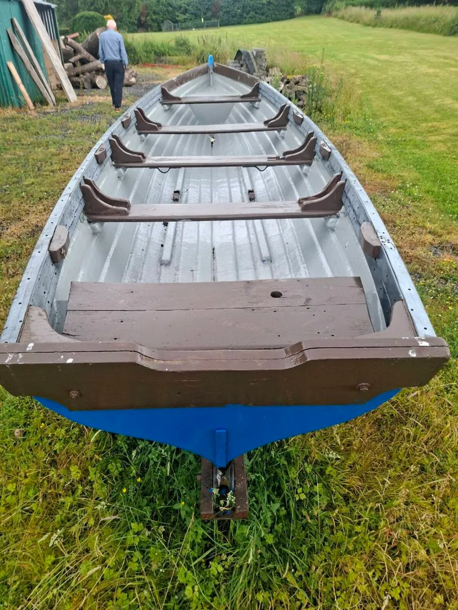 Fishing boat and trailer also 10hp outboard - Image 2