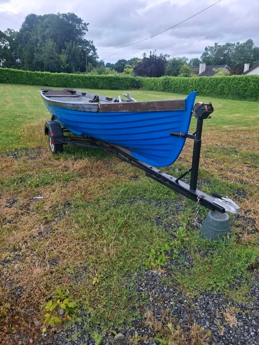 Fishing boat and trailer also 10hp outboard - Image 4