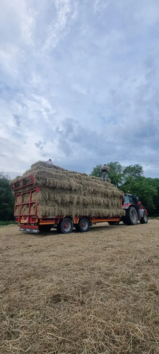 Hay bales round bales and small square bales