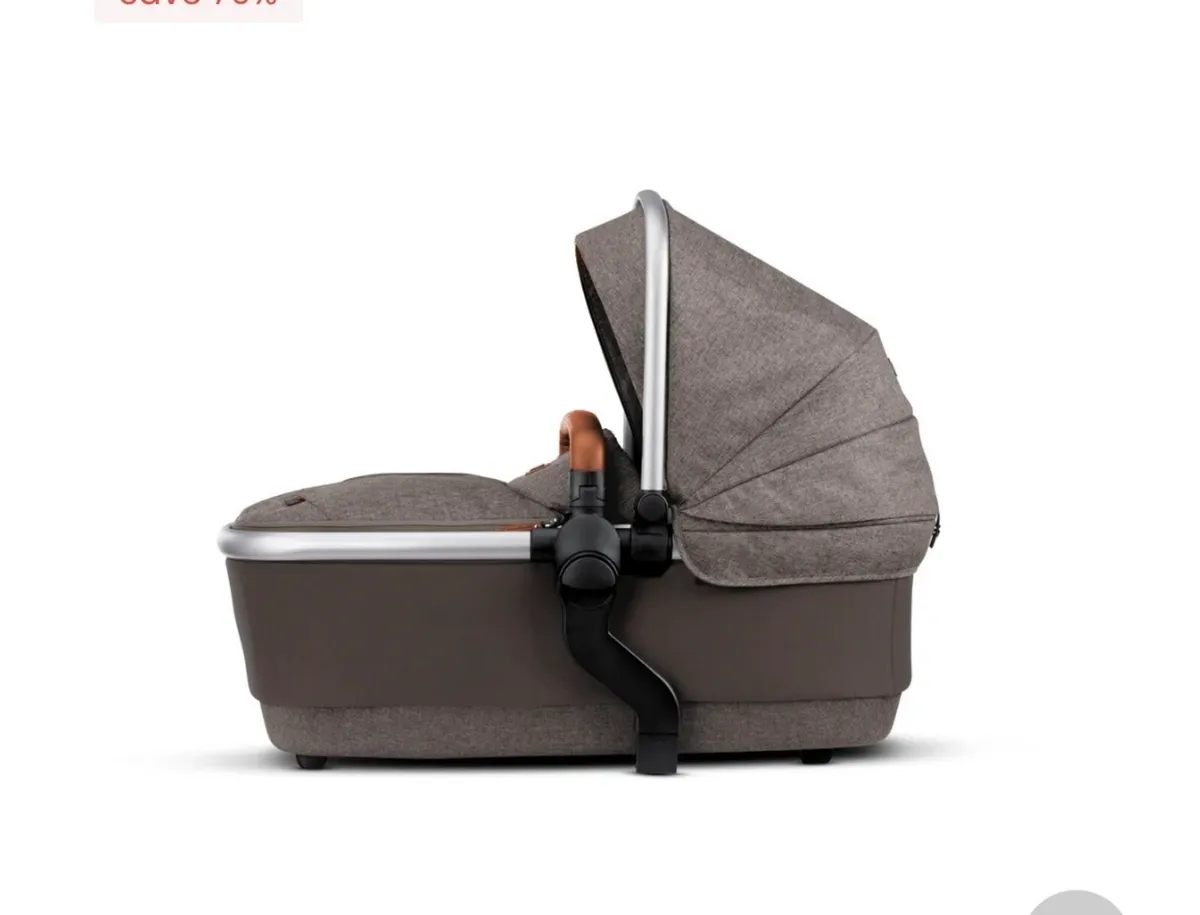 Silver Cross Wave Tandem Carrycot Sable
