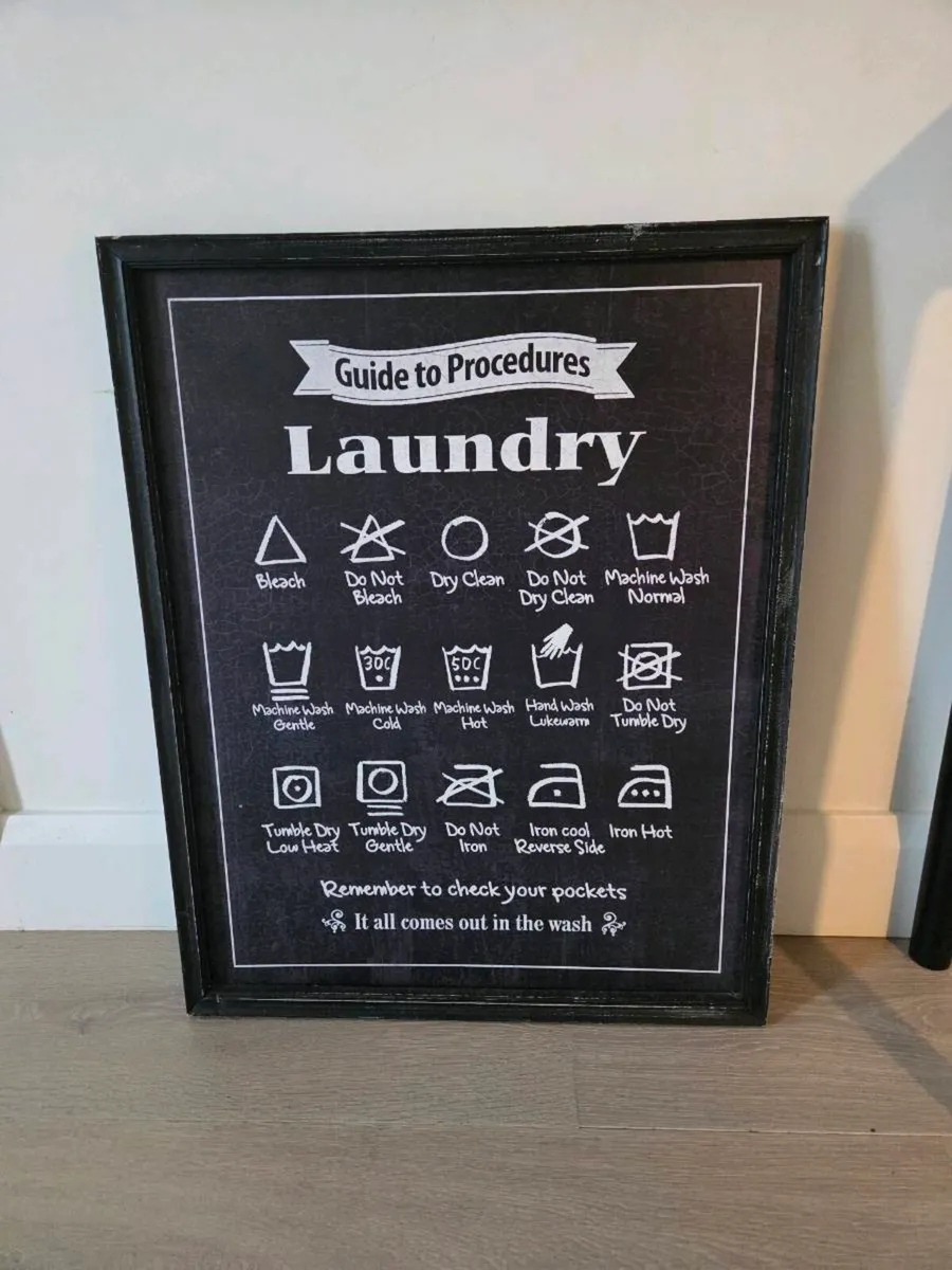 Framed Poster-Laundry - Image 2