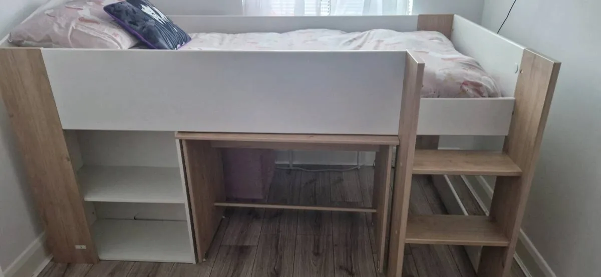 Mid sleeper with pull out desk - Image 1