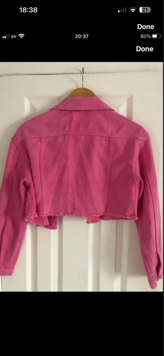 Ladies denim jacket size S €5 - Image 2