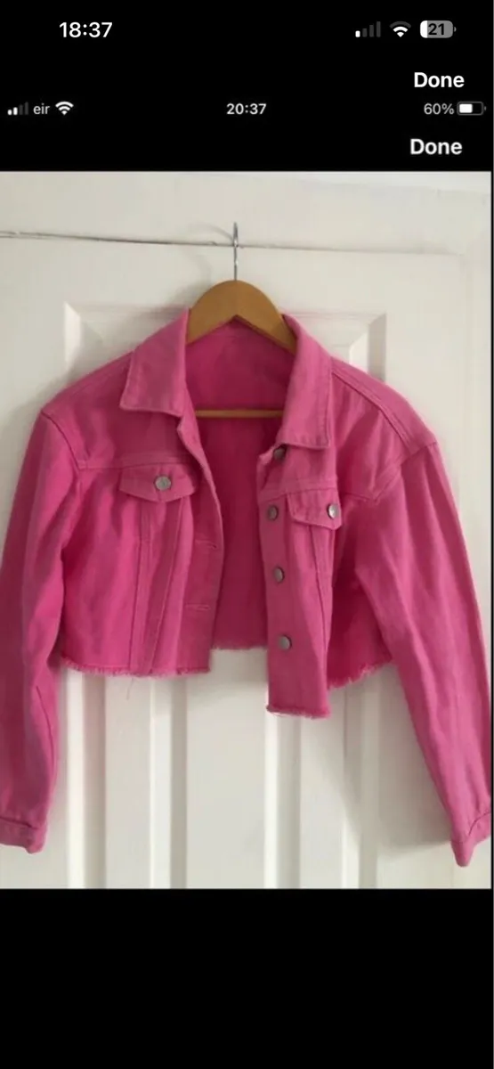 Ladies denim jacket size S €5 - Image 4