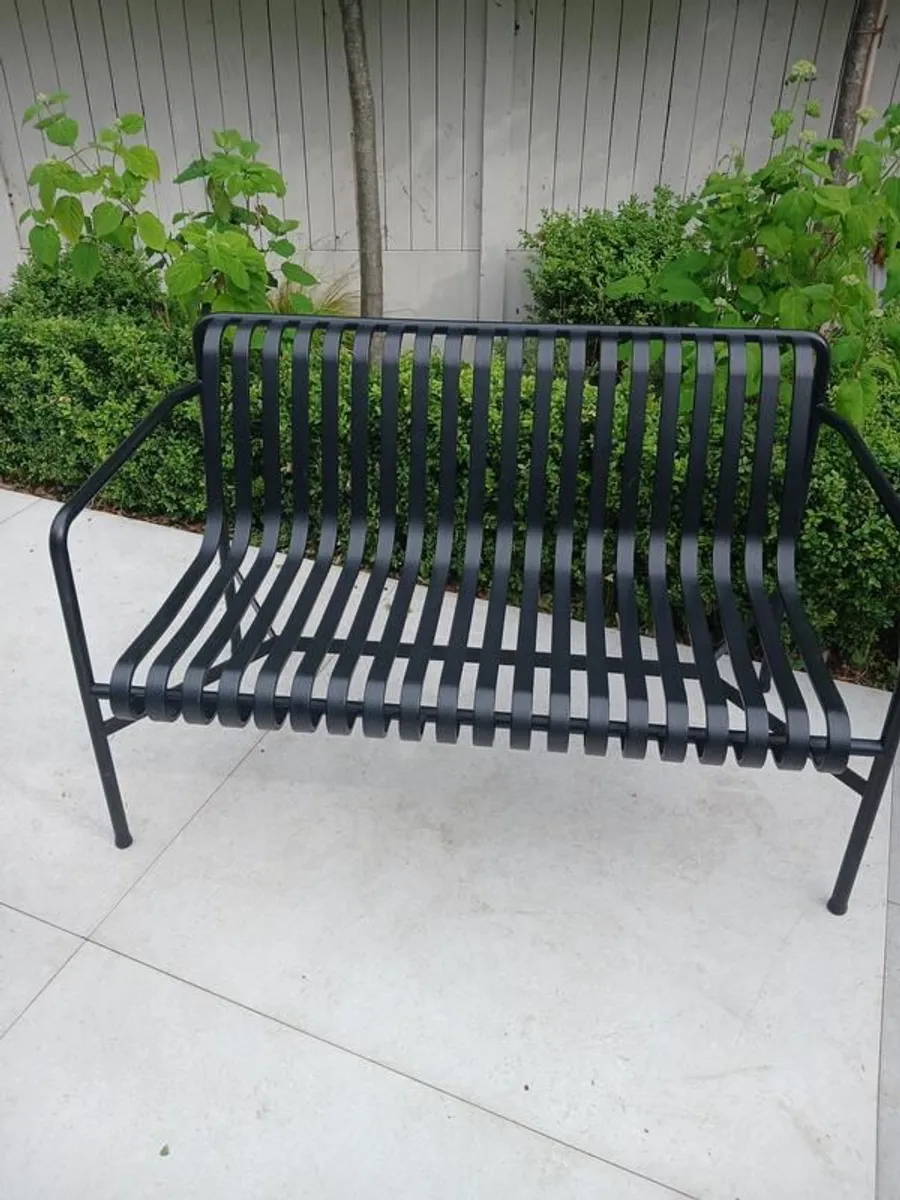 Garden Bench & 2 chairs (Hay Palissade) - Image 2
