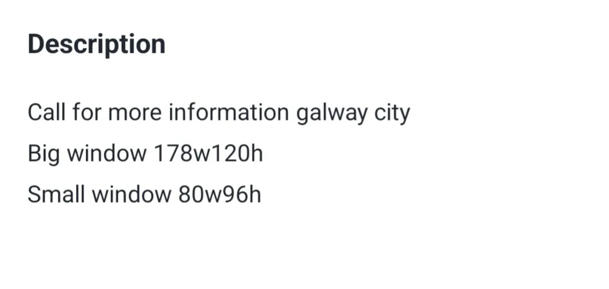 Windows for sale Galway city - Image 2