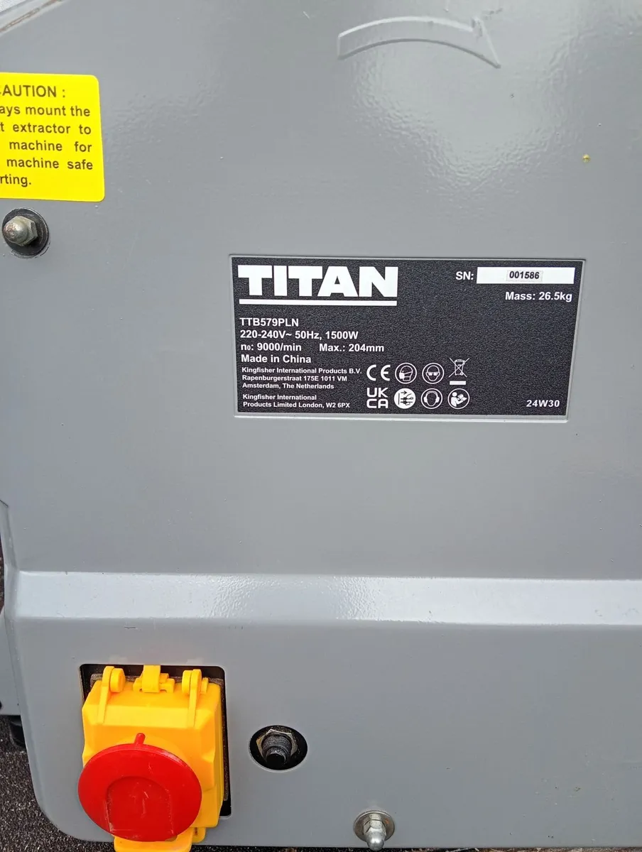Planer Thicknesser - Image 1