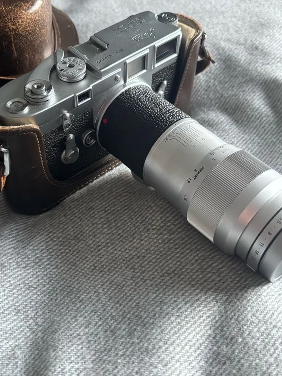 Leica M3 Double stroke with Leica M Elmar 1.4 135 mm Lens - Image 1