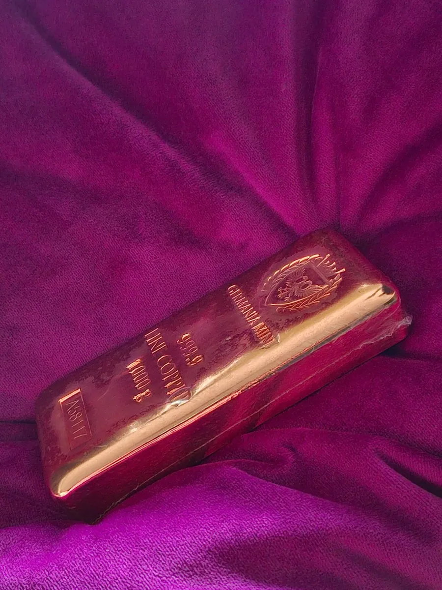 Germania Mint 1kg Copper Bar 999.9FineCollectible - Image 2