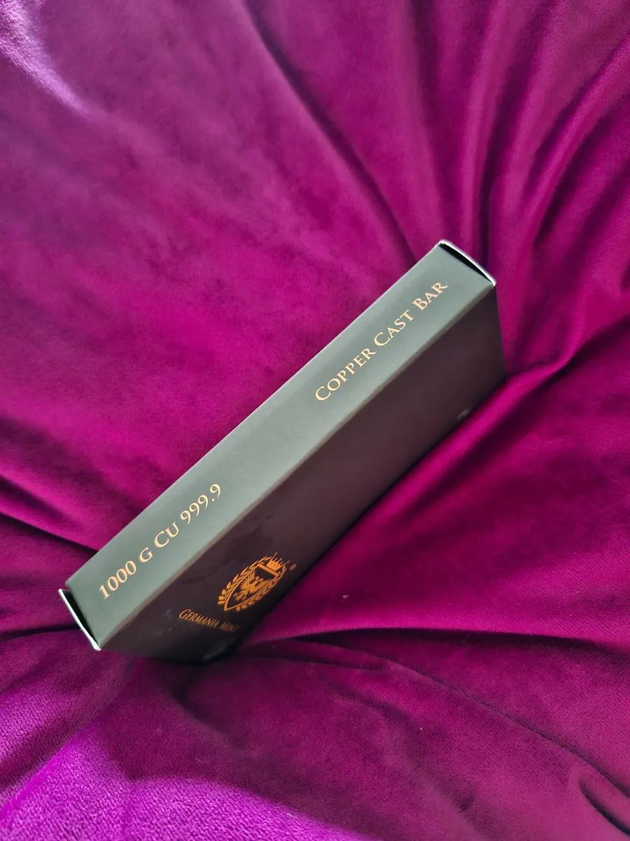Germania Mint 1kg Copper Bar 999.9FineCollectible - Image 3