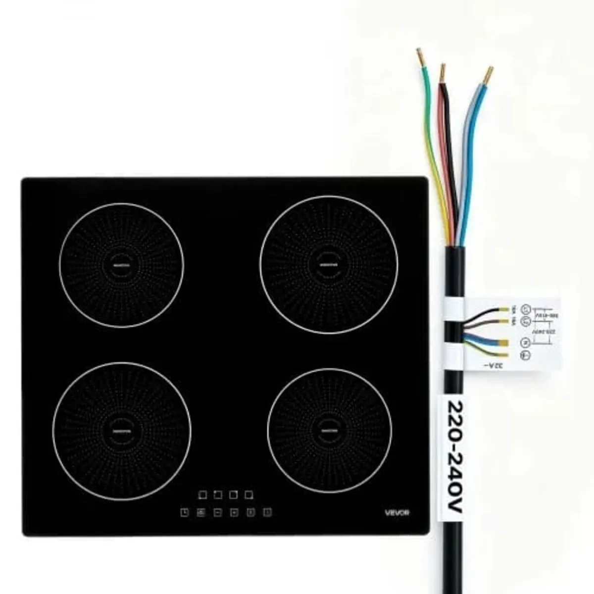 Induction Cooktop 60 cm 4 Burners Built-in Electri - Image 1