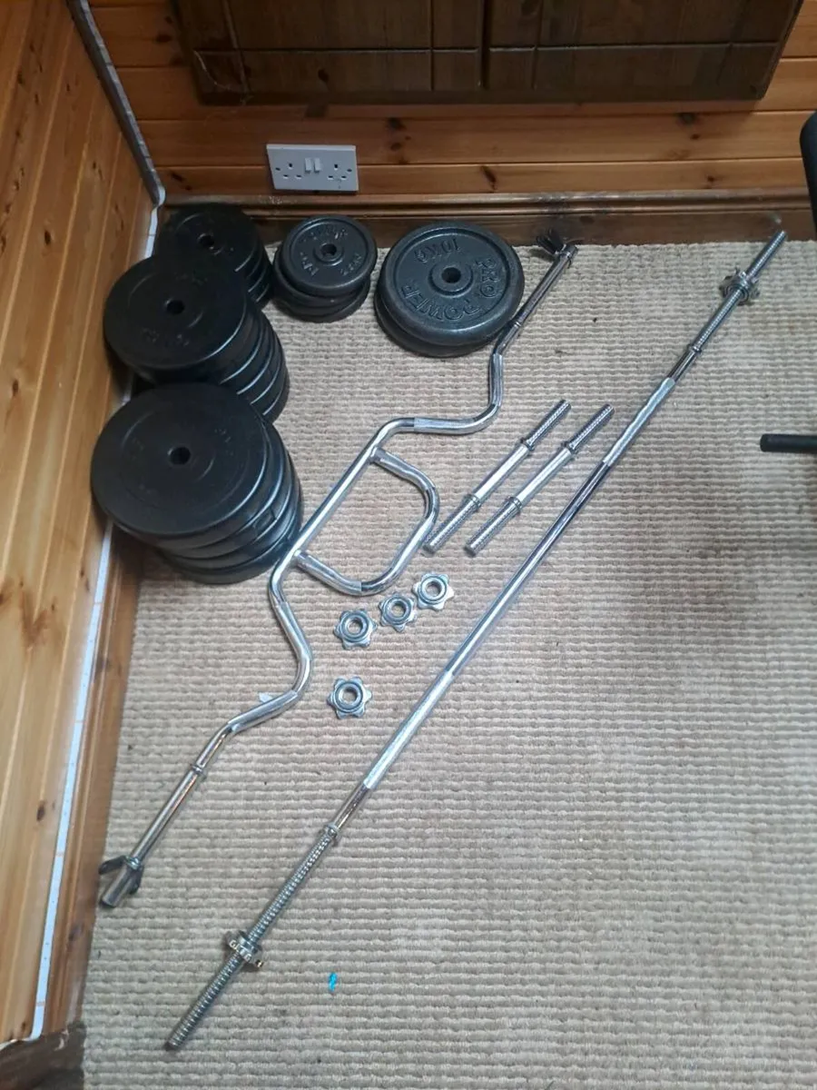 Weight bench and weights - Image 2