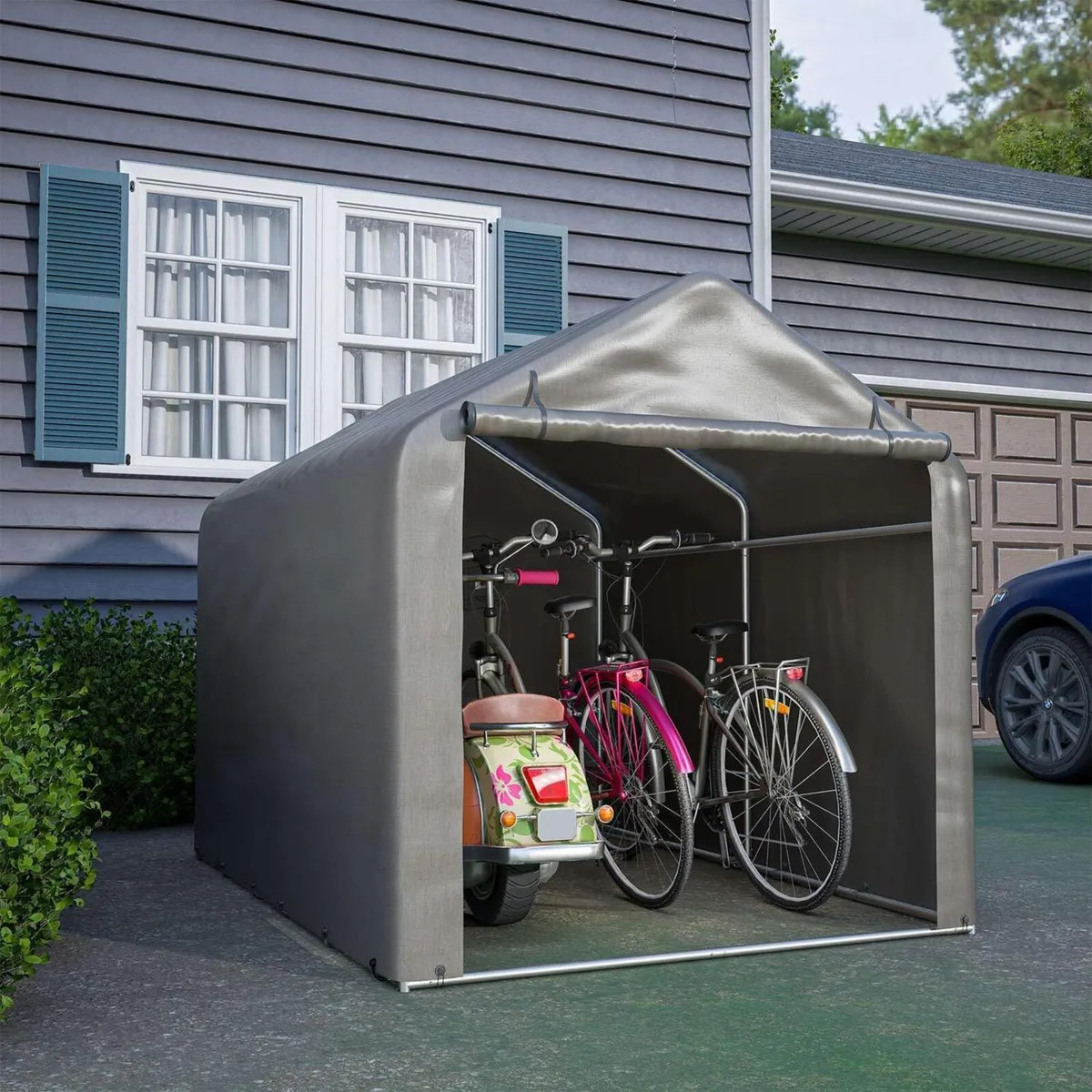 Garden Storage Tent Waterproof Anti UV Steel Frame - Image 1