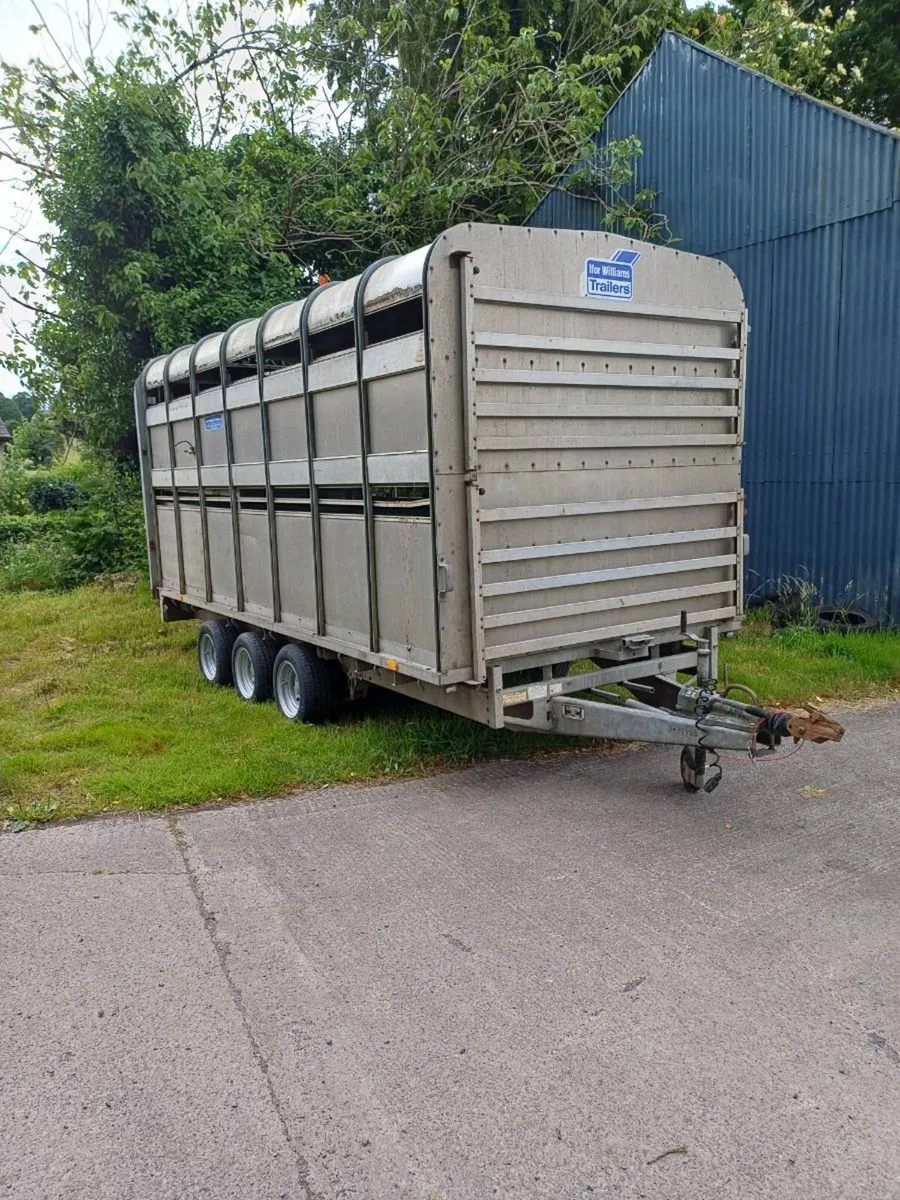 Ifor williams DP 14ft,  3 axle , with decks - Image 1