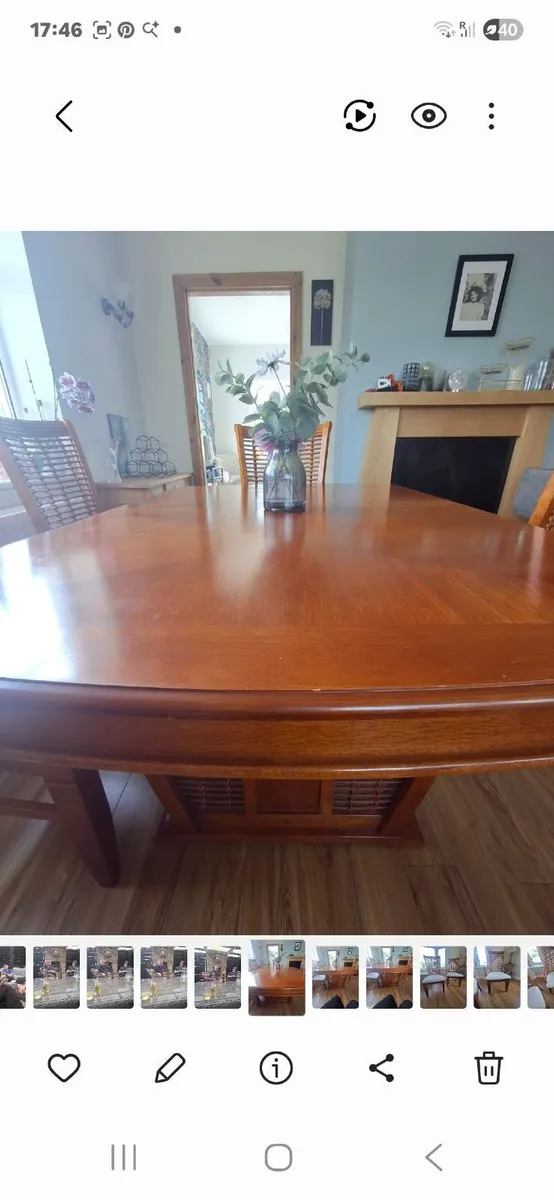Dining Table & 6 Chairs - Image 2