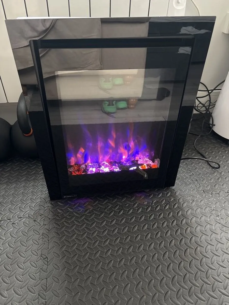 Ezee Glow Pulse Black Inset Electric Fire - Image 2