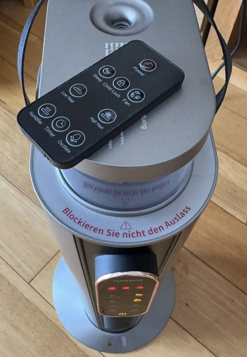 YOKEKON 2-in-1 Tower Fan Heater with Humidifier - Image 2